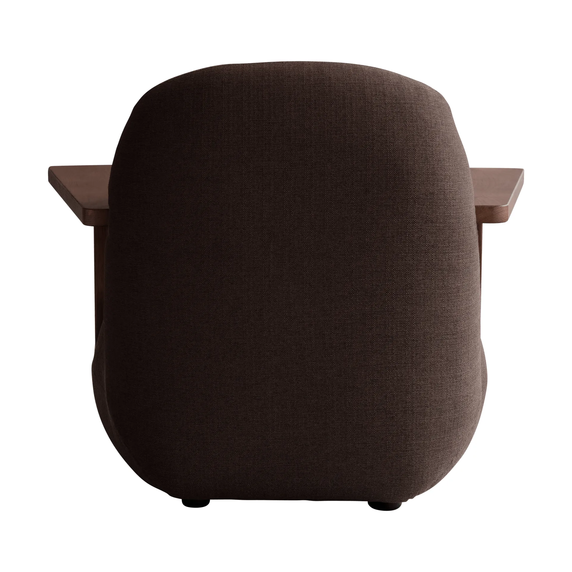 Toe chair poltrona con braccioli, Classic brown oak-dark brown 101 Copenhagen