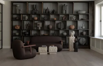 Toe chair poltrona con braccioli - Classic brown oak-dark brown - 101 Copenhagen