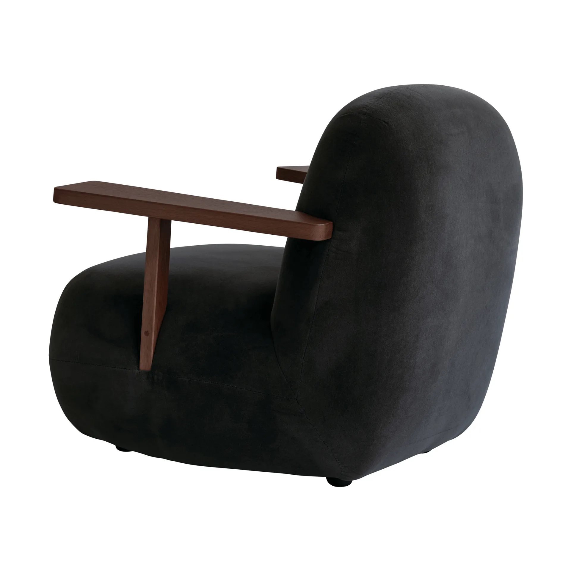 Toe chair poltrona con braccioli, Classic brown oak-peat 101 Copenhagen