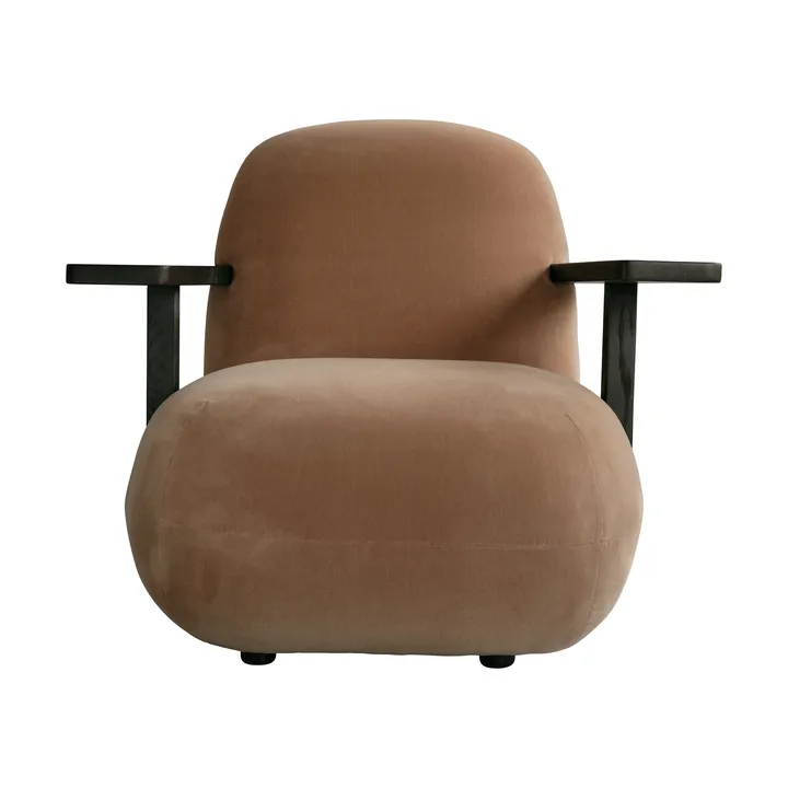 Toe chair poltrona con braccioli - Coffee black oak-desert - 101 Copenhagen