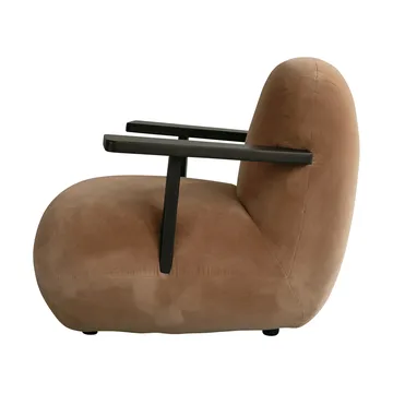 Toe chair poltrona con braccioli - Coffee black oak-desert - 101 Copenhagen
