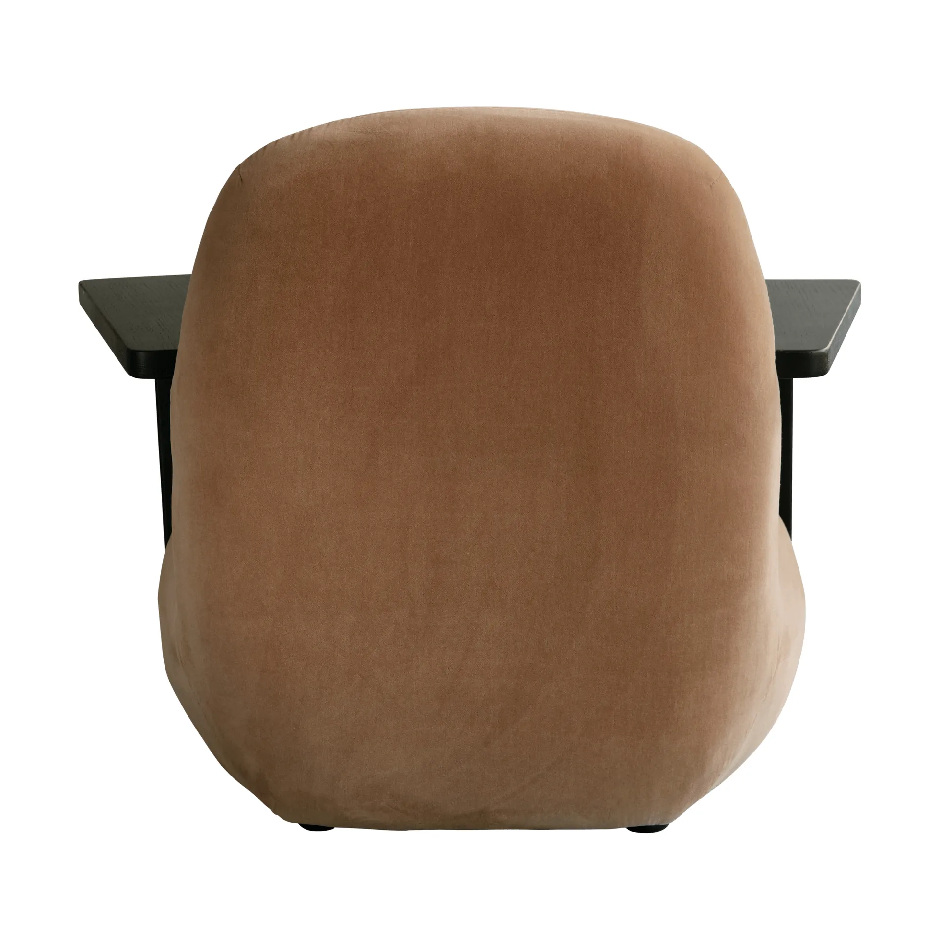 Toe chair poltrona con braccioli, Coffee black oak-desert 101 Copenhagen