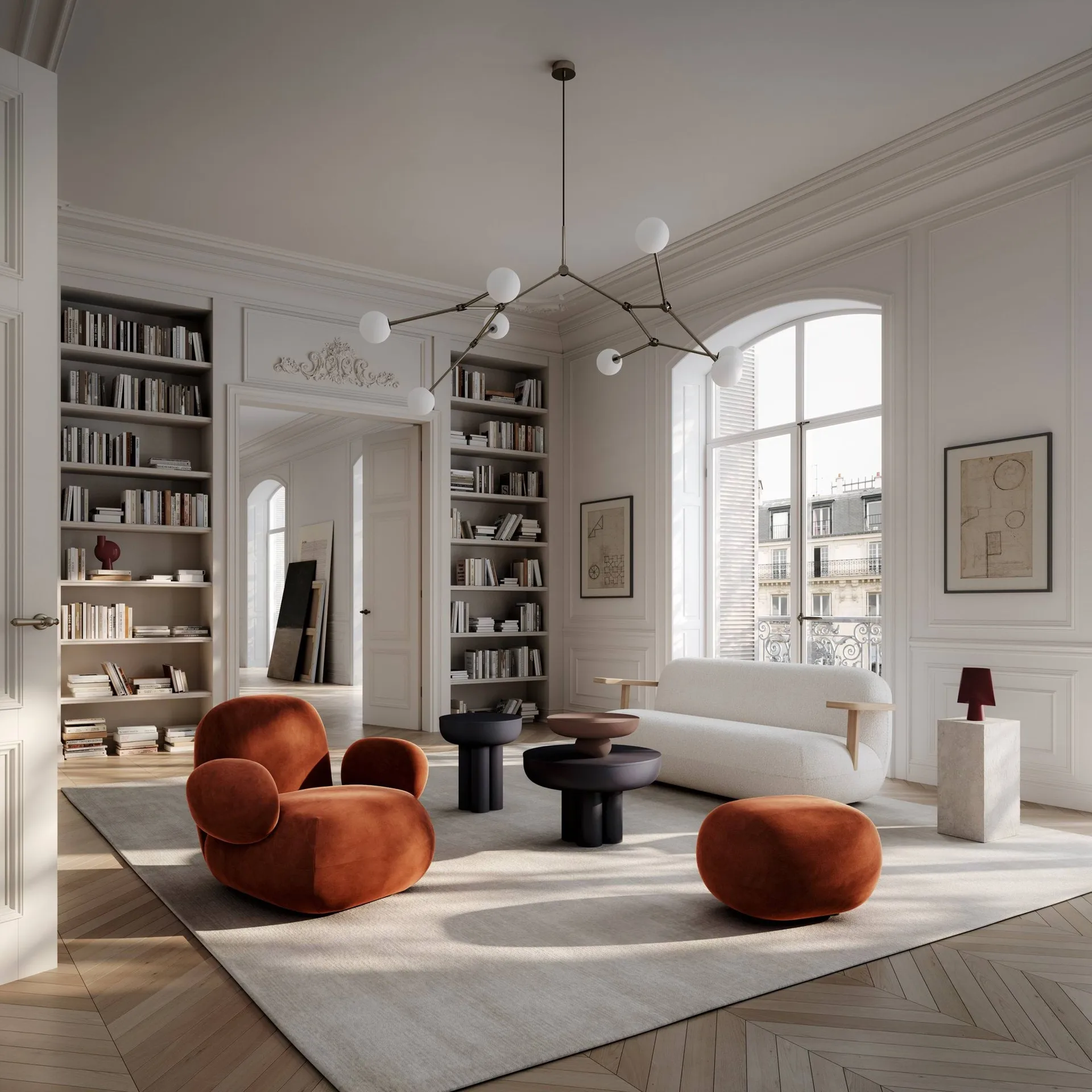 Toe pouf, Ruggine 101 Copenhagen