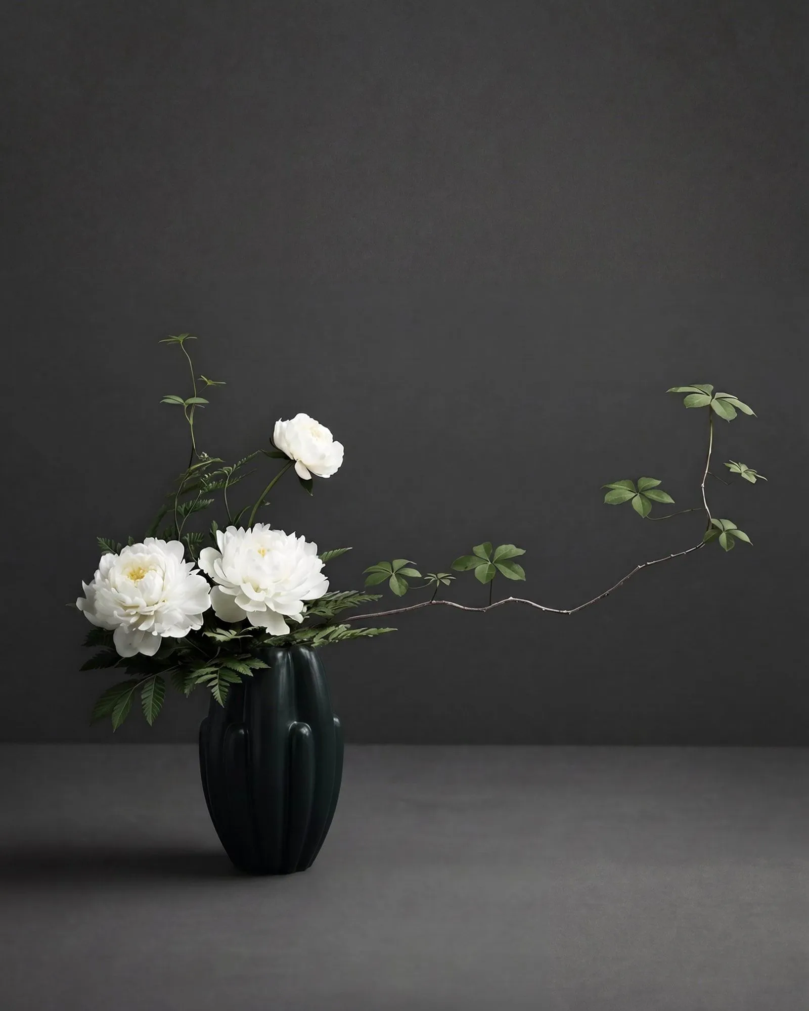 Vaso Bloom slim mini 34x19,5 cm, Verde scuro 101 Copenhagen