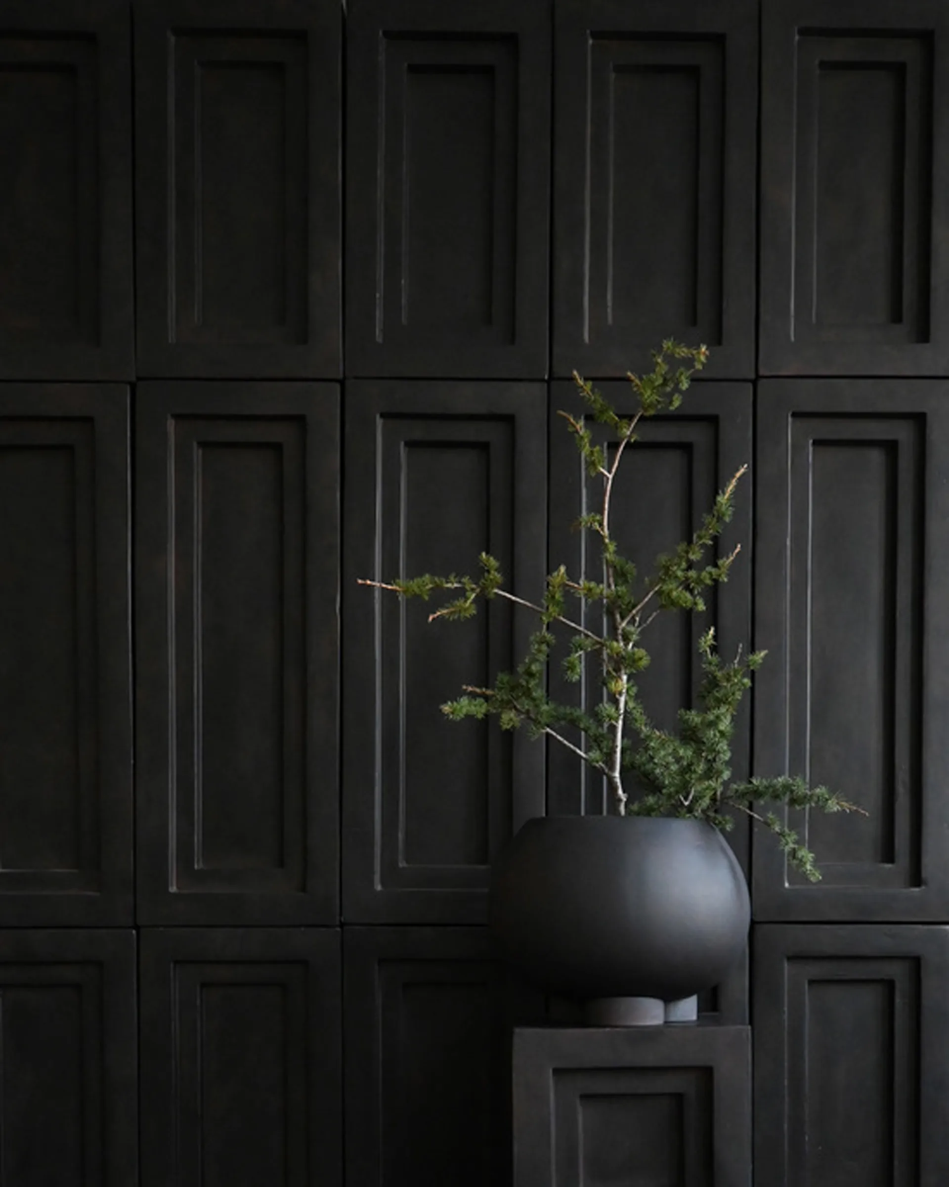 Vaso da fiori Urchin piccolo, Ø 35 cm, Color caffè 101 Copenhagen