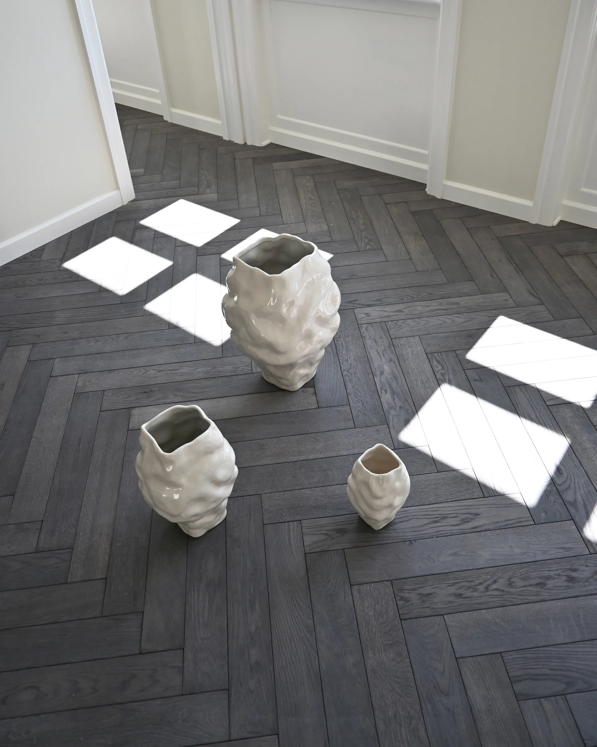 Vaso Katachi medio, High glaze birch 101 Copenhagen