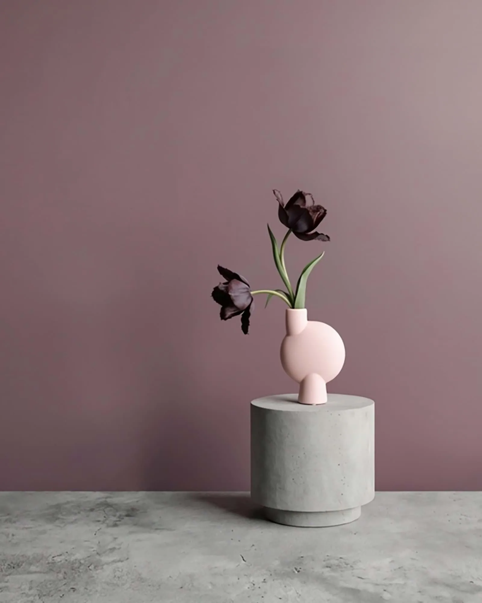 Vaso Sphere Bubl Medio, Rosa 101 Copenhagen