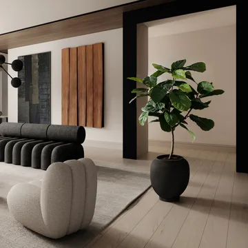 Vaso Sunao Grande 55 cm - Nero - 101 Copenhagen