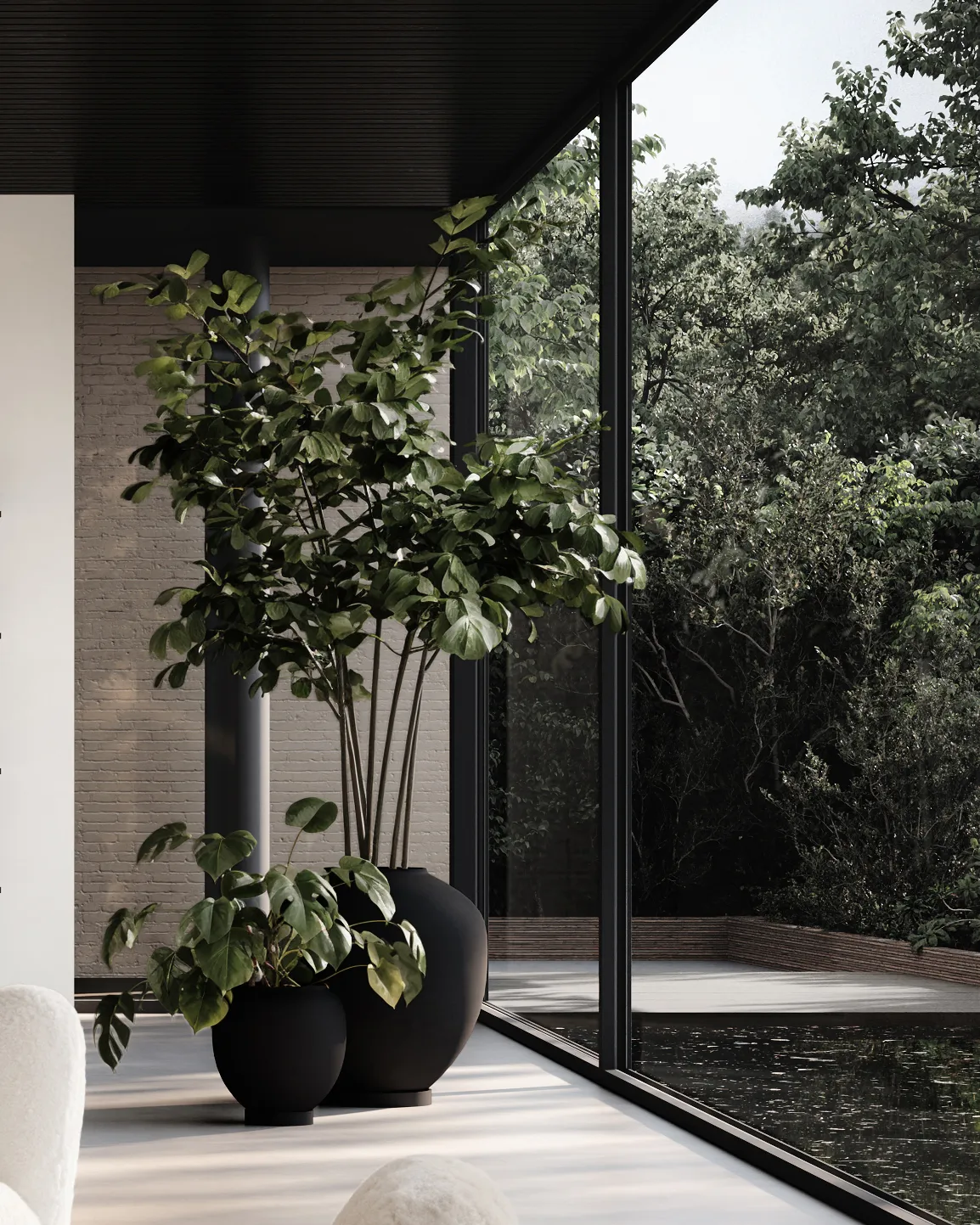 Vaso Sunao Grande 55 cm, Nero 101 Copenhagen