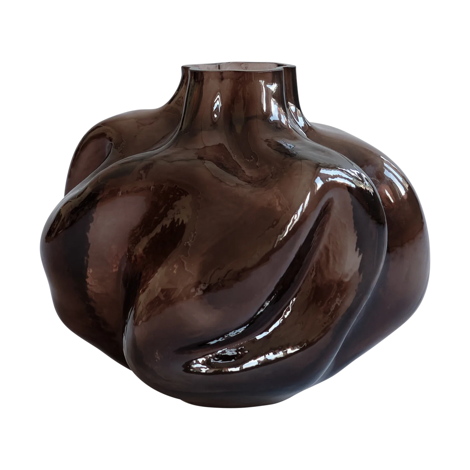 Vaso Wabi Medio 28 cm, Smoked forest 101 Copenhagen