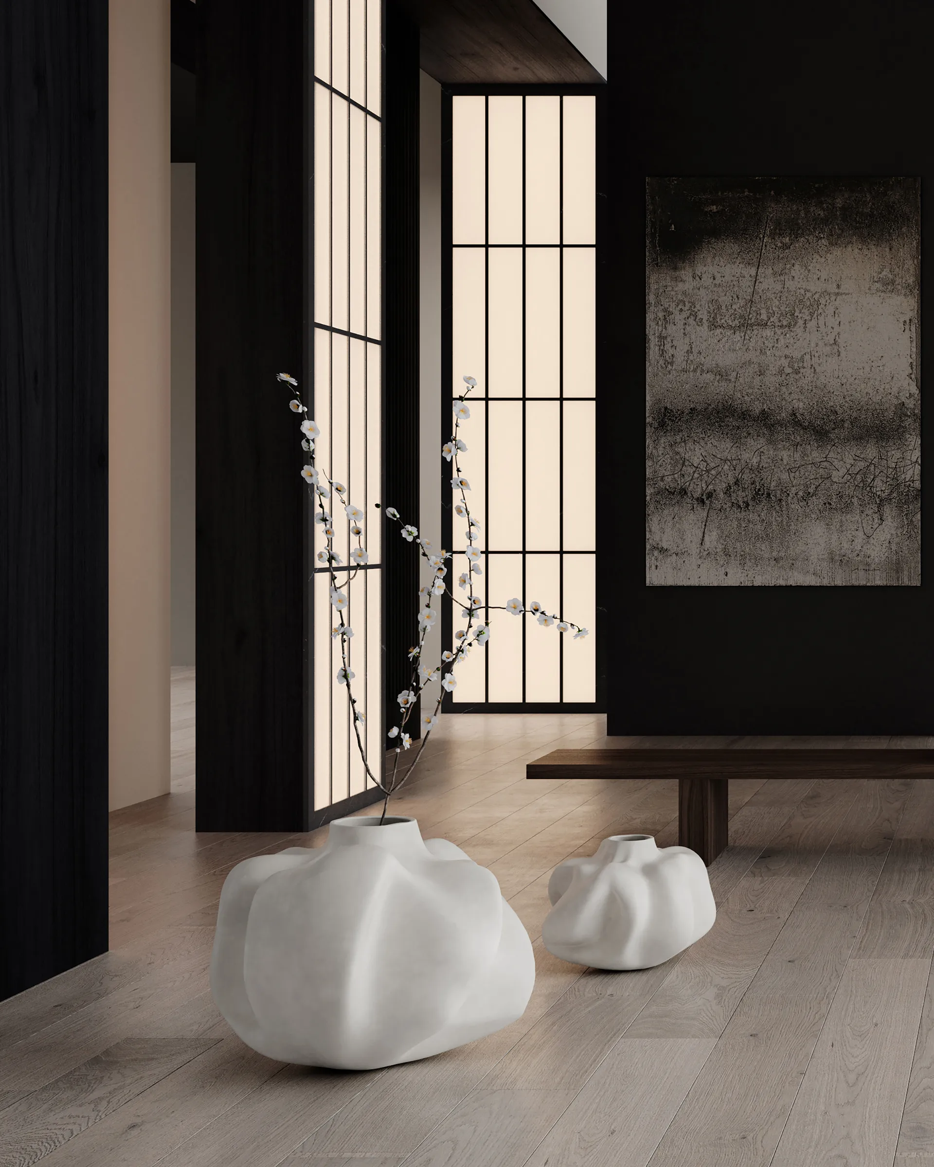 Vaso Wabi Medio 29 cm, Betulla 101 Copenhagen