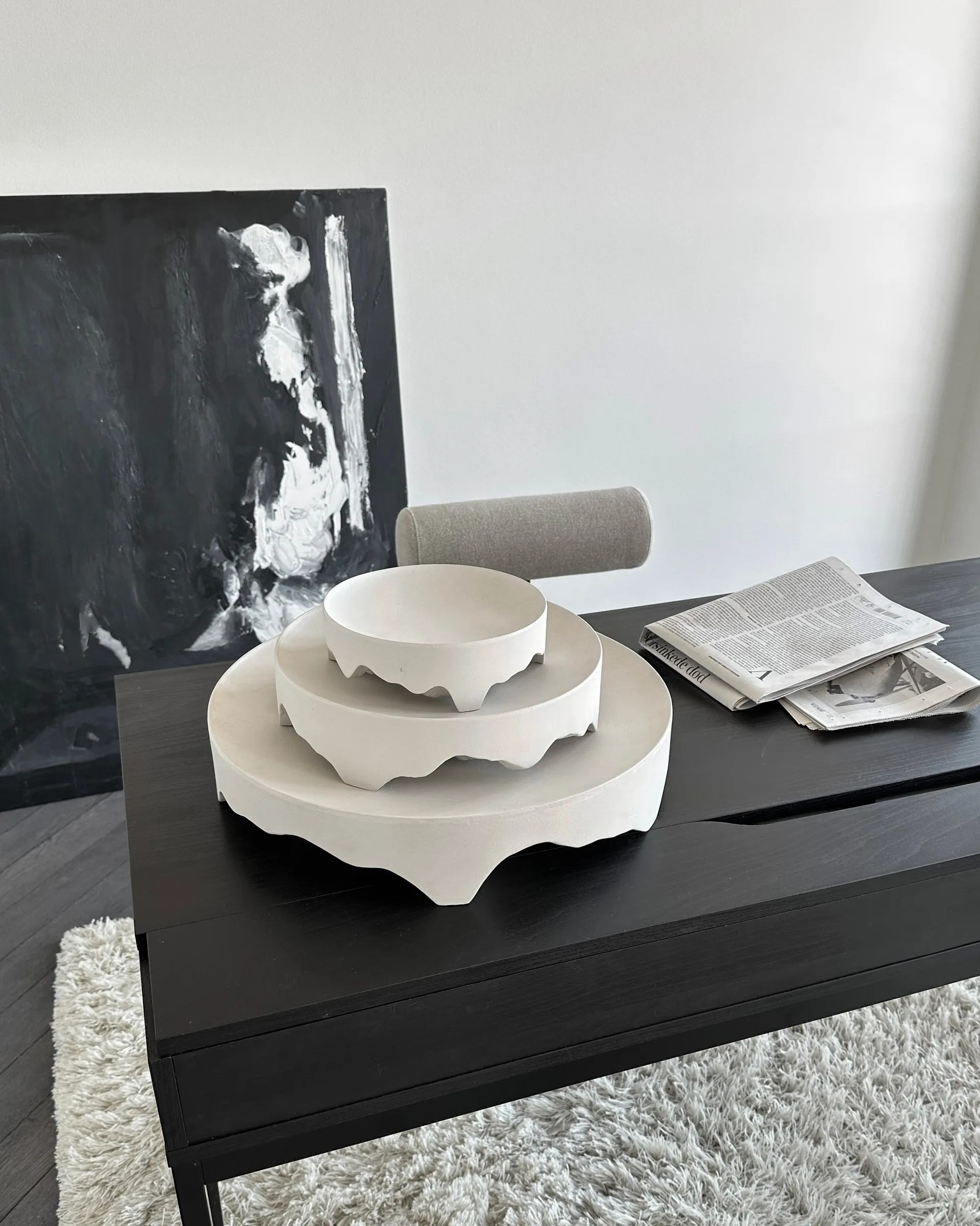 Vassoio decorativo Iwa, Betulla, Ø43 101 Copenhagen