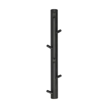 Allsarp listello appendiabiti verticale 6 ganci - Betulla verniciata nera - 1898