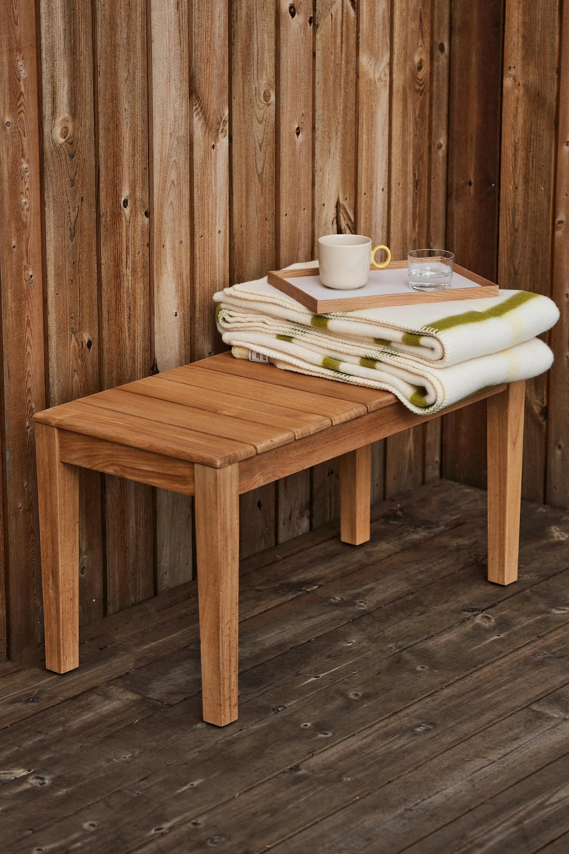 Cassapanca Sköndal 85x40x45 cm, Teak 1898