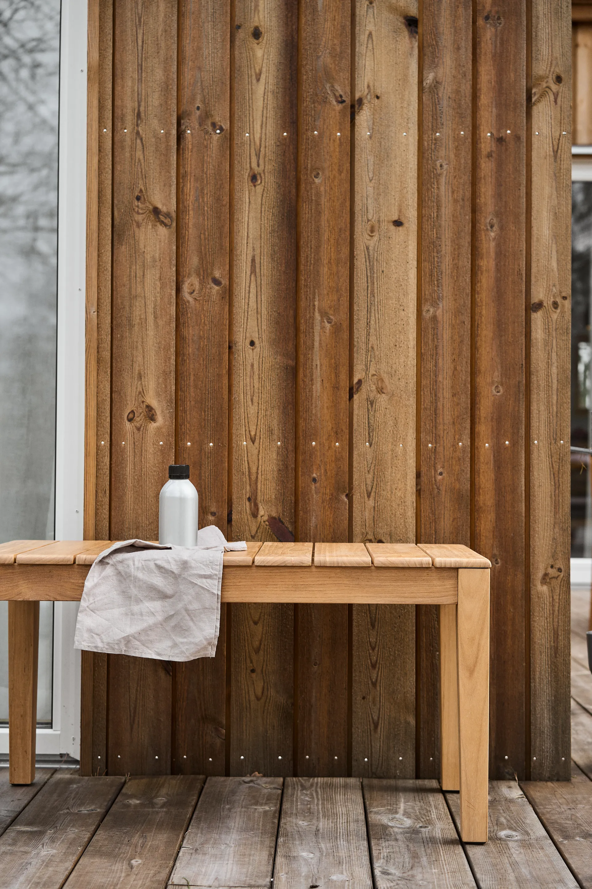 Cassapanca Sköndal 85x40x45 cm, Teak 1898