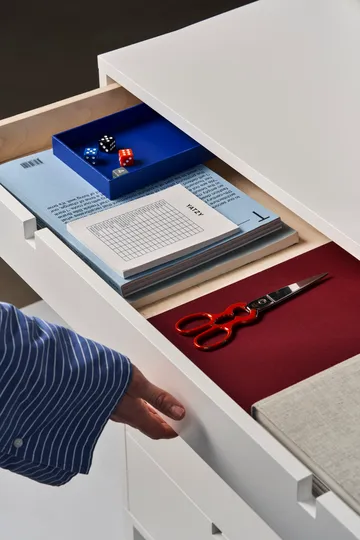 Cassettiera Square, 5 cassetti - Bianco - 1898