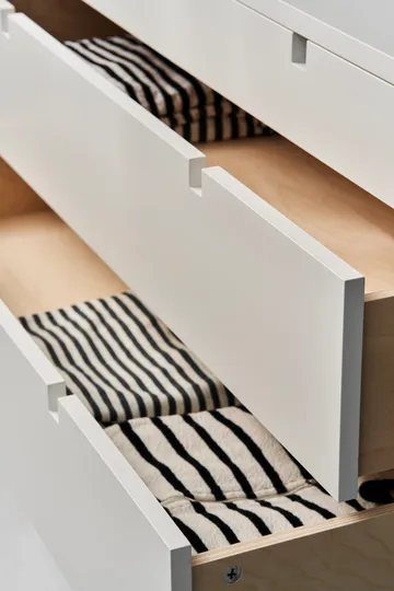 Cassettiera Square, 5 cassetti - Bianco - 1898