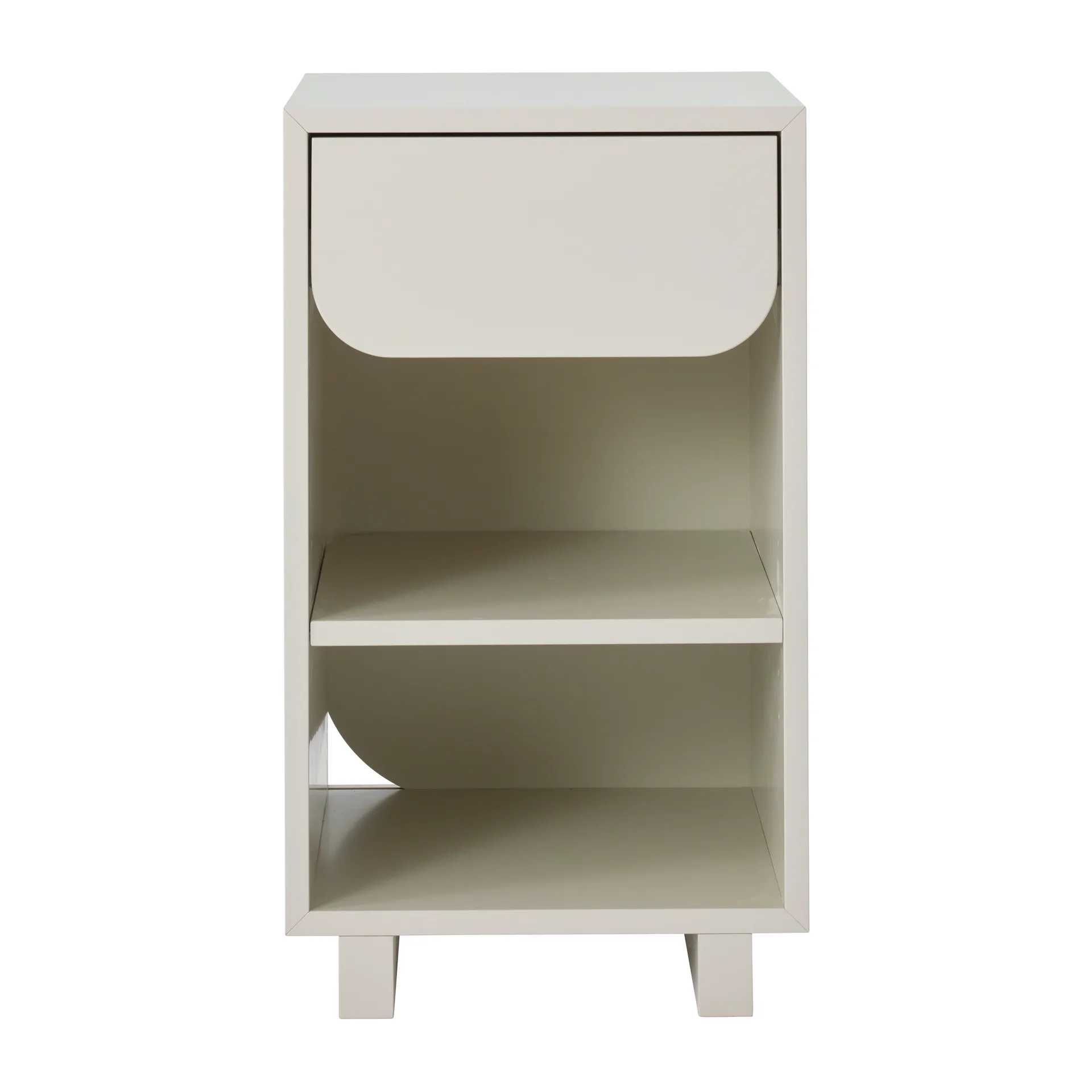 Comodino Vidja, Beige 1898