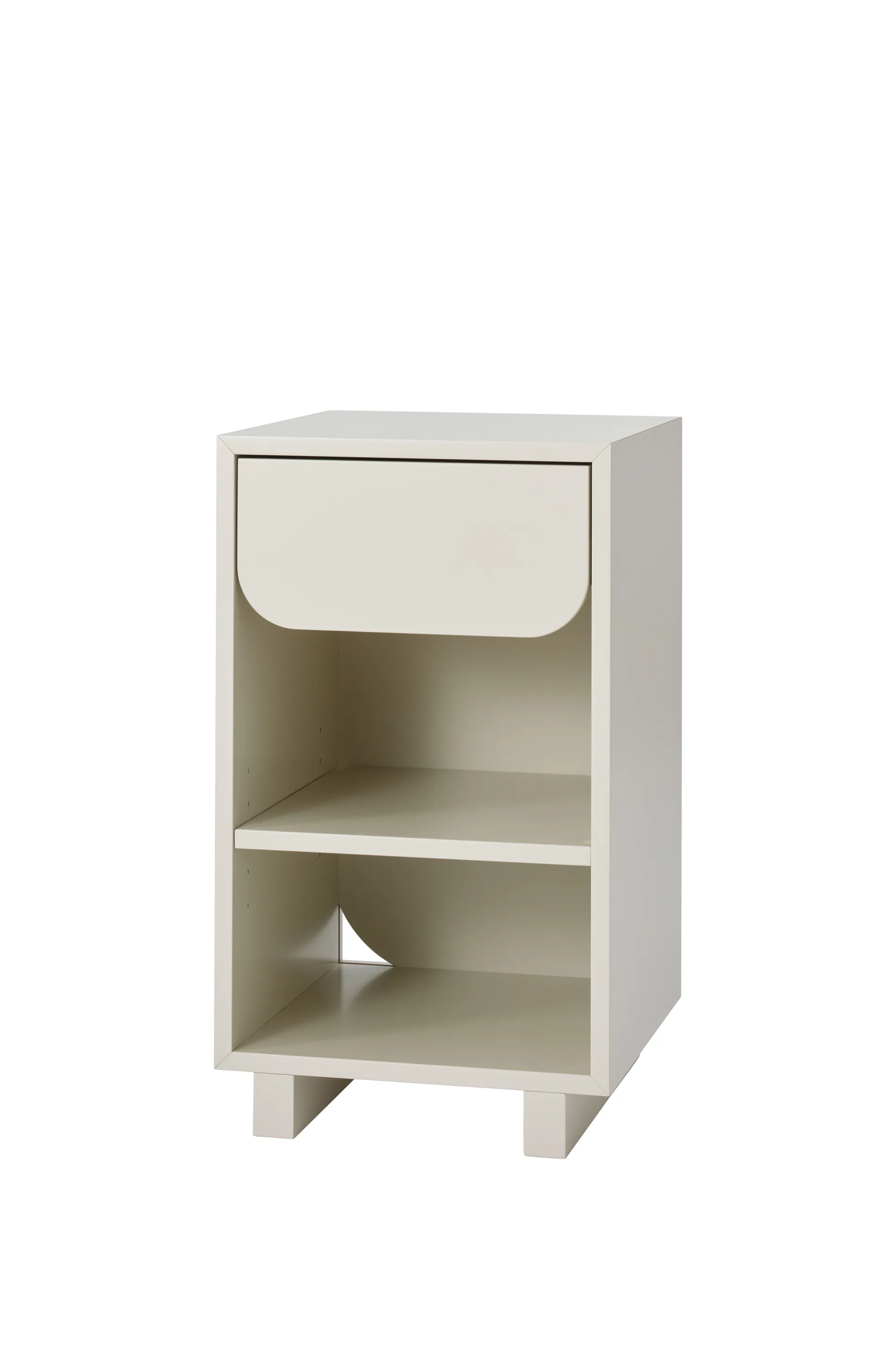 Comodino Vidja, Beige 1898