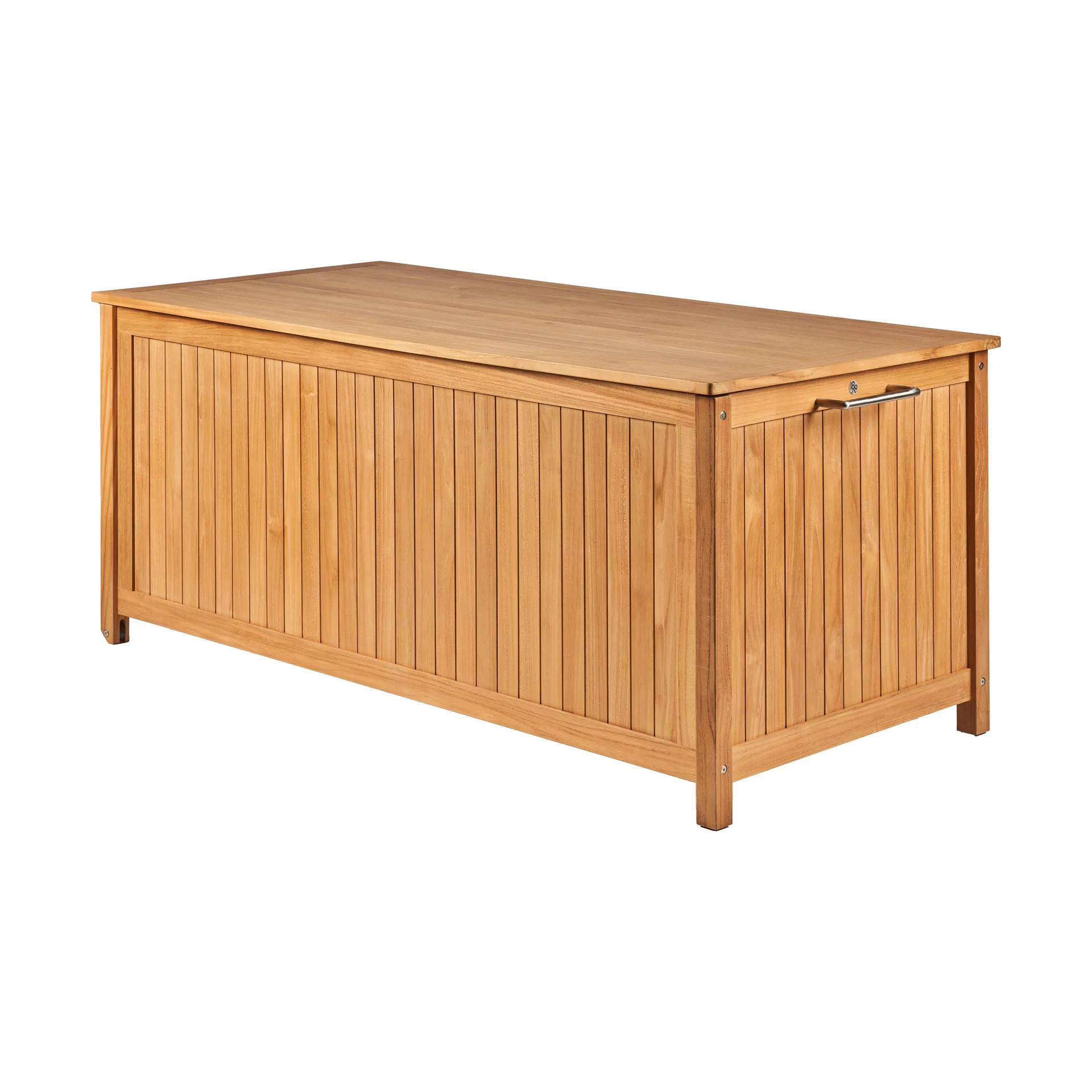 Contenitore per cuscini con ruote L Bjärknäs 180x85x75 cm, Teak 1898
