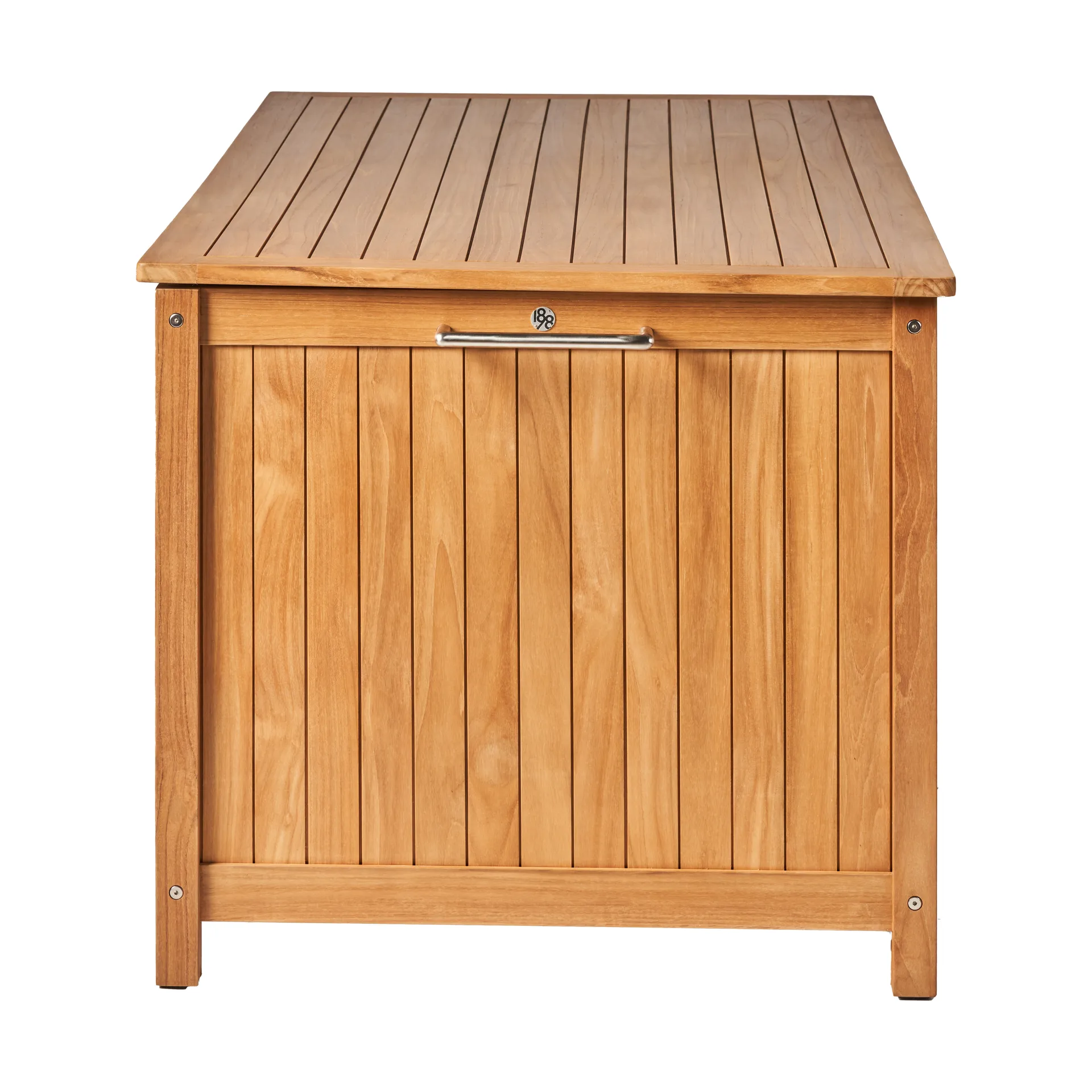 Contenitore per cuscini con ruote L Bjärknäs 180x85x75 cm, Teak 1898