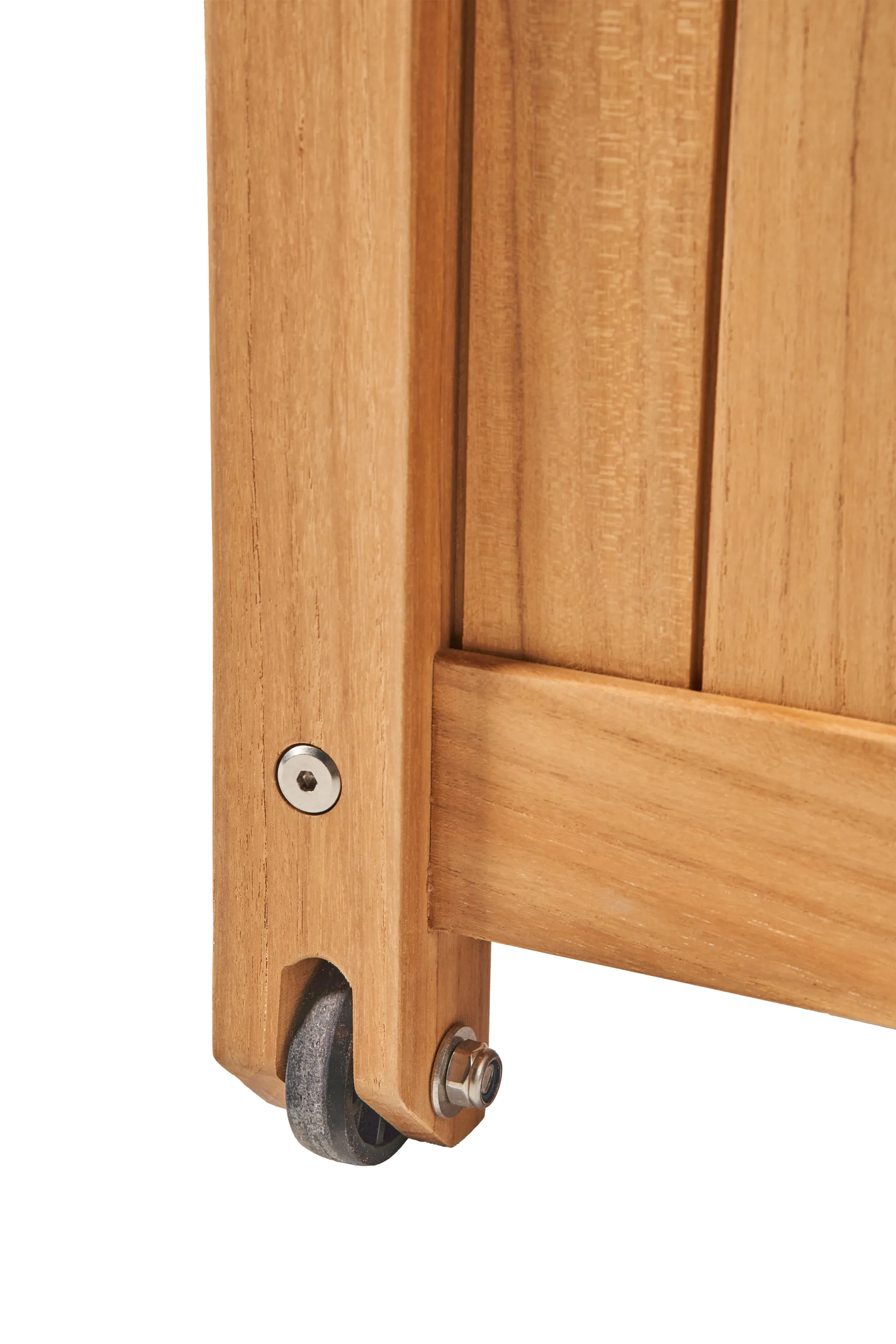 Contenitore per cuscini con ruote S Bjärknäs 130x50x60 cm, Teak 1898