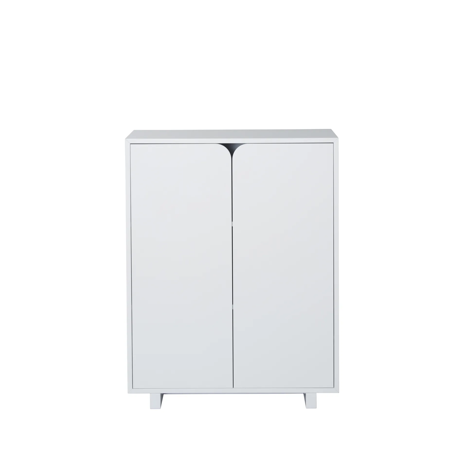Credenza bassa Vidja, Laccata bianca 1898