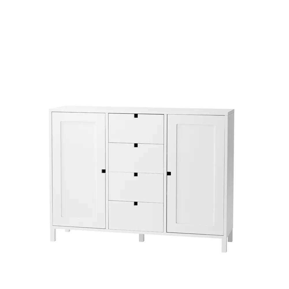 Credenza Square, bianco 1898