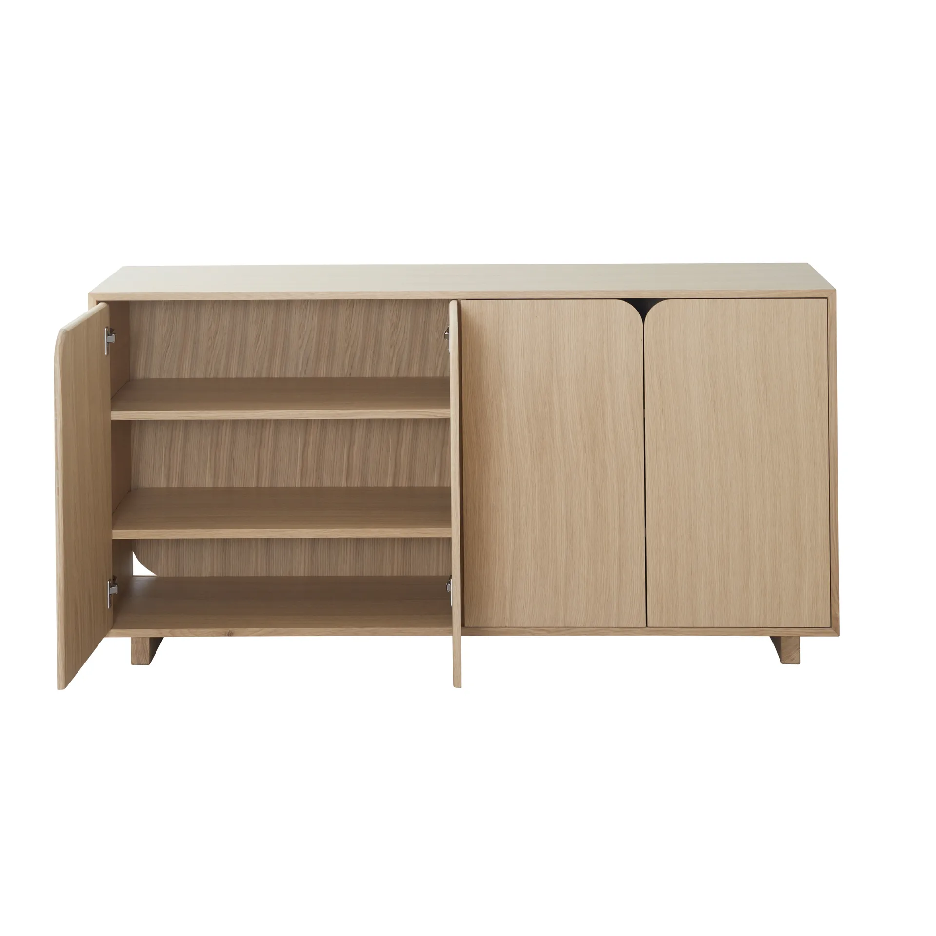 Credenza Vidja, Rovere pigmentato bianco 1898