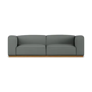 Divano Bergsdal - Caleido grey 1240-Frassino tinto rovere, 3 sedute - 1898