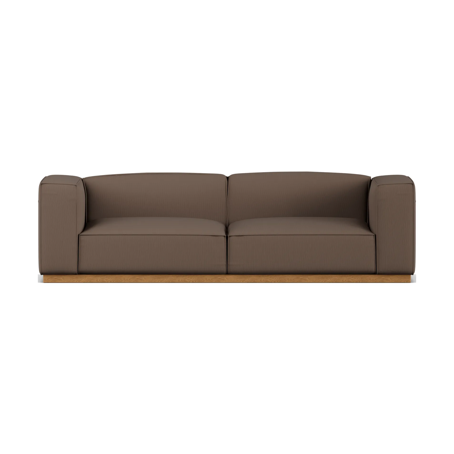Divano Bergsdal, Jump brown 1955-Frassino tinto rovere, 3 sedute 1898