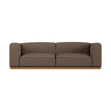 Divano Bergsdal - Jump brown 1955-Frassino tinto rovere, 3 sedute - 1898