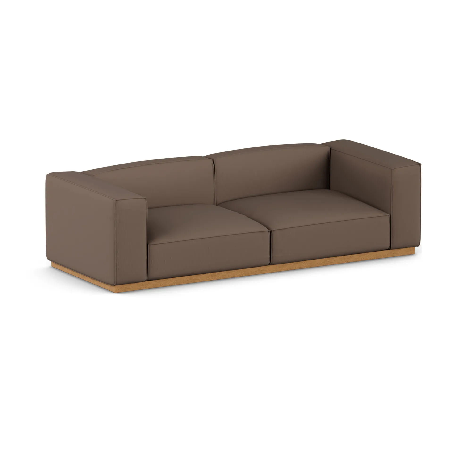 Divano Bergsdal, Jump brown 1955-Frassino tinto rovere, 3 sedute 1898