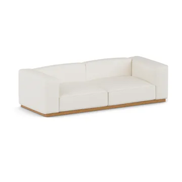 Divano Bergsdal - Jump offwhite 1954-Frassino tinto rovere, 3 sedute - 1898
