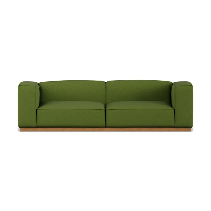 Divano Bergsdal - Luisa green 3975-Frassino tinto rovere, 3 sedute - 1898