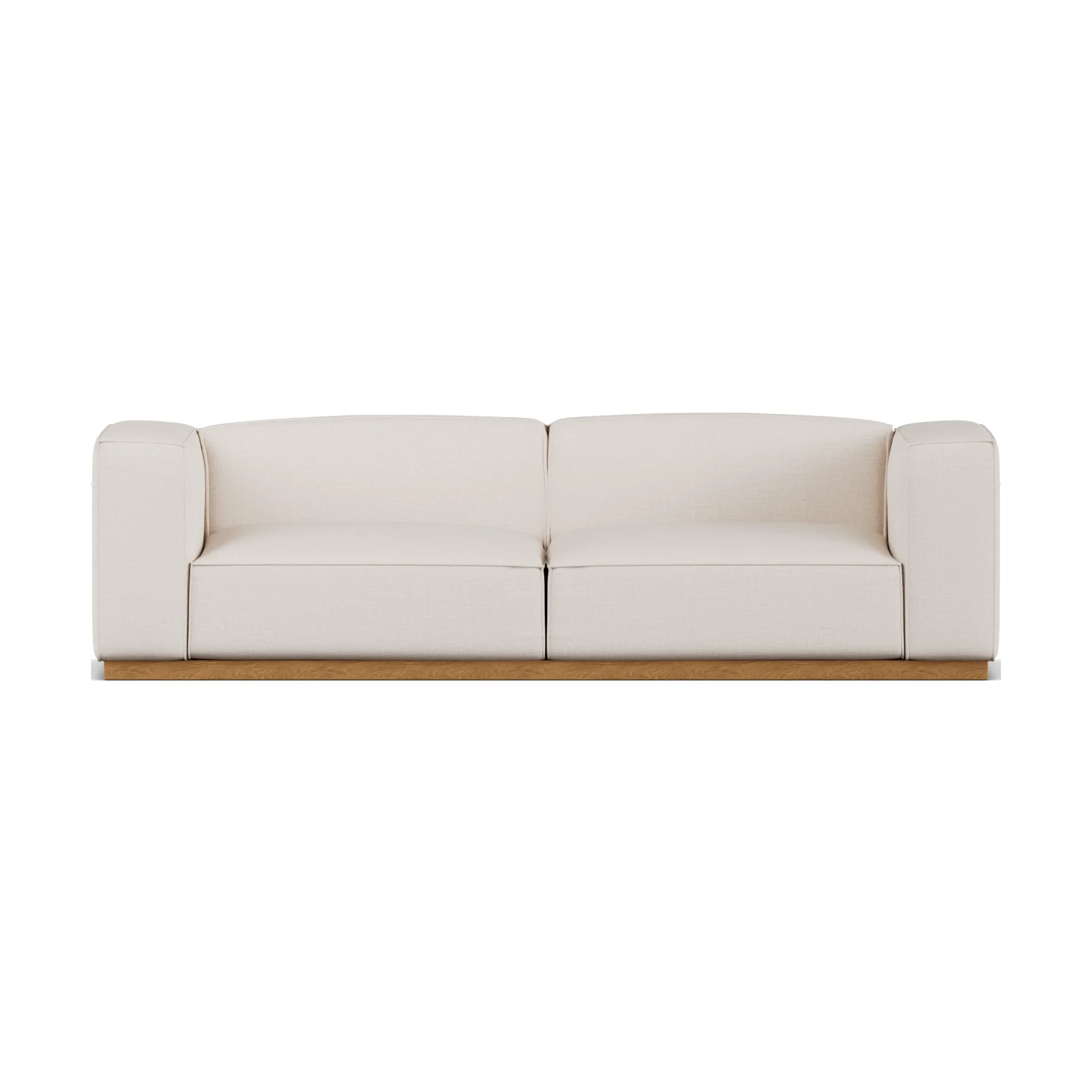 Divano Bergsdal, Same Off White 6671-tinto rovere, 3 posti 1898