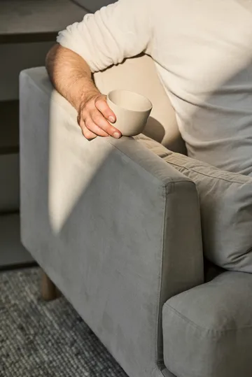 Divano Bredhult - Bern Beige 0341-acciaio nero, 3 sedute - 1898