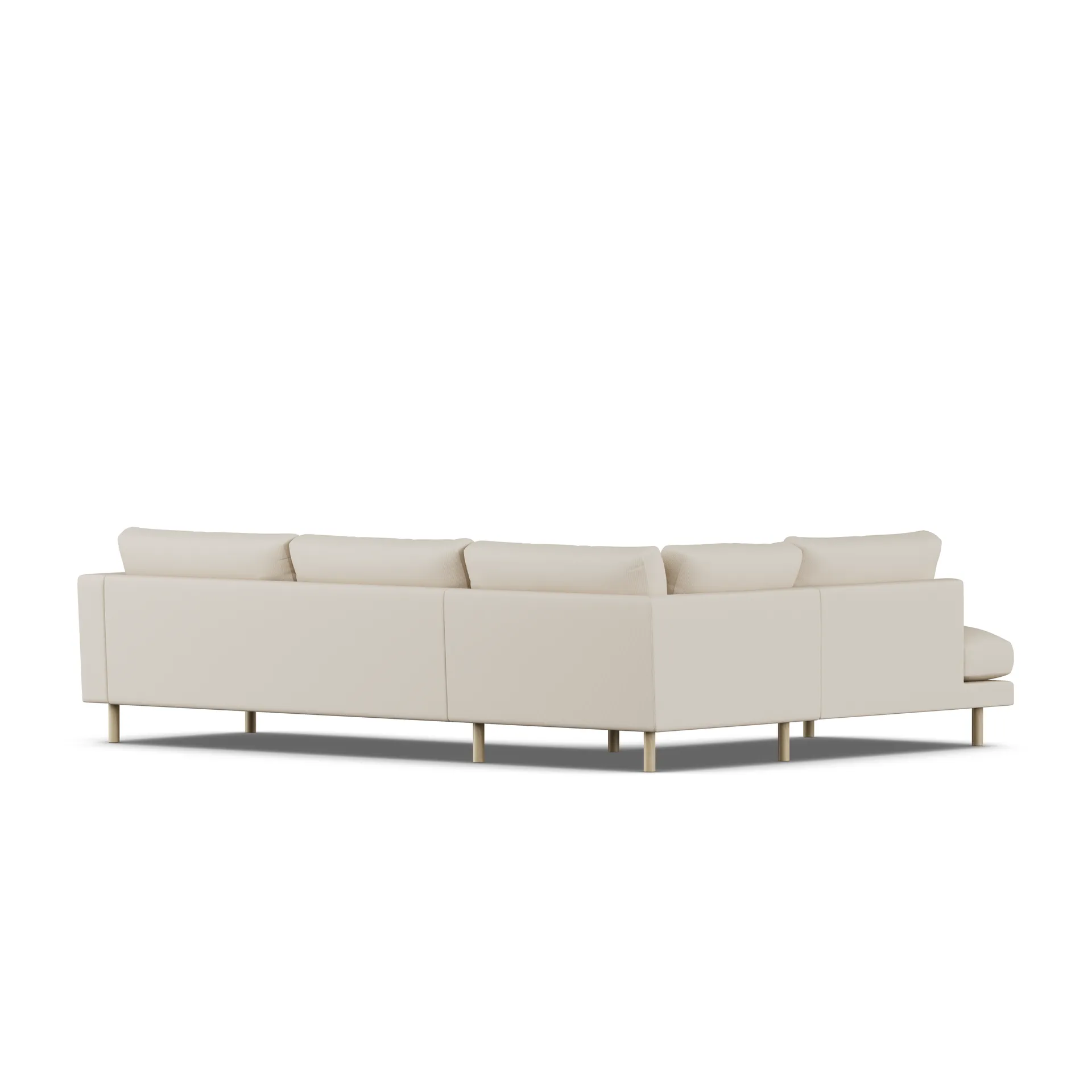Divano Bredhult, Jump Beige 1956-rovere oliato bianco, 3 sedute A2 1898