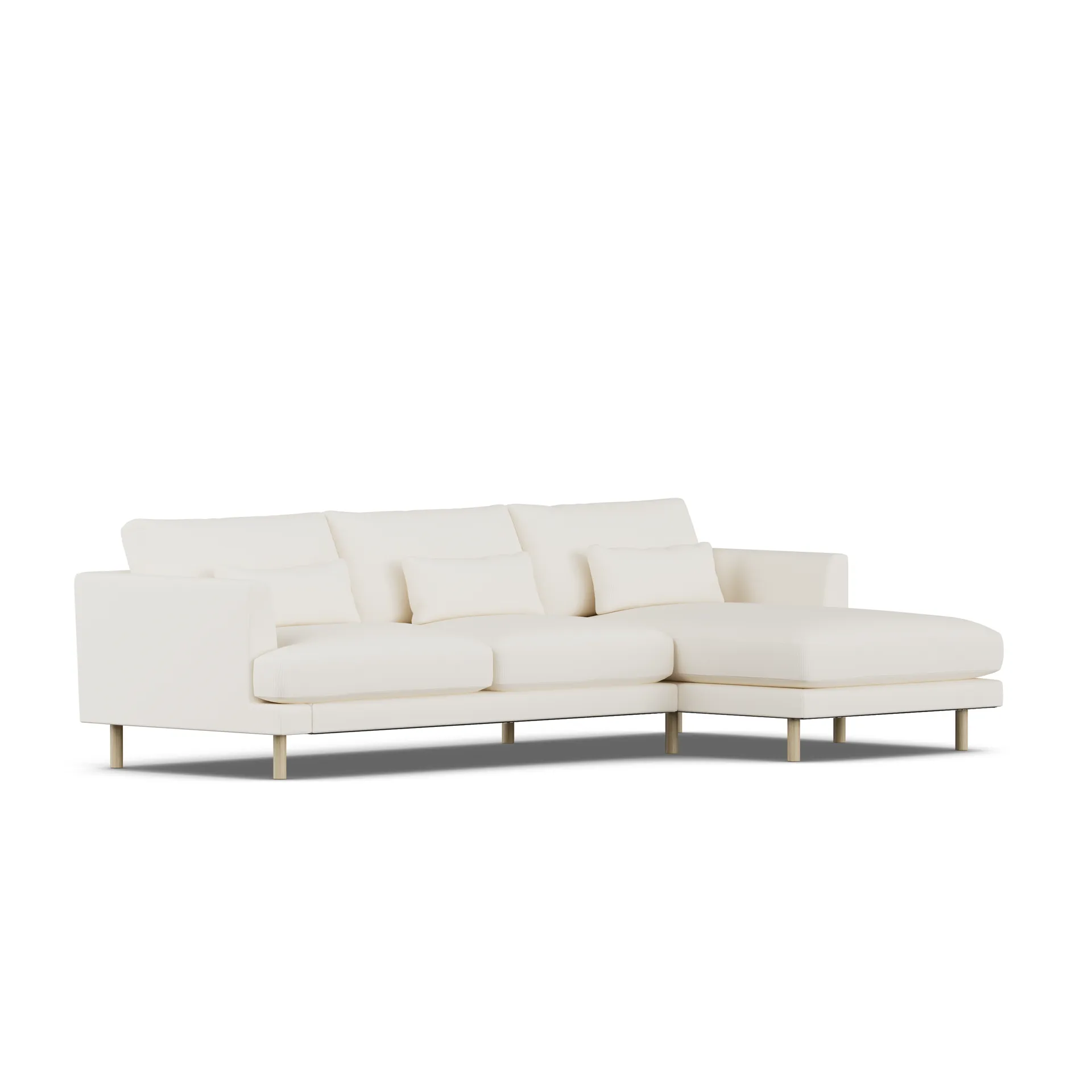 Divano Bredhult, Jump Off White 1954-rovere oliato bianco, 2,5 sedute C1 1898