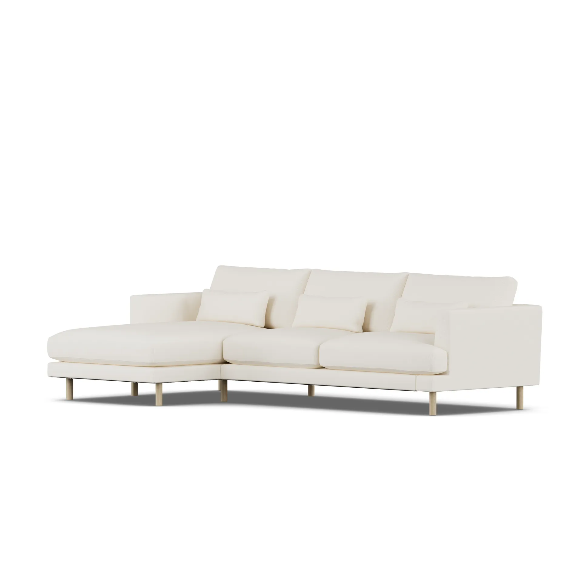 Divano Bredhult, Jump Off White 1954-rovere oliato bianco, 2,5 sedute C2 1898