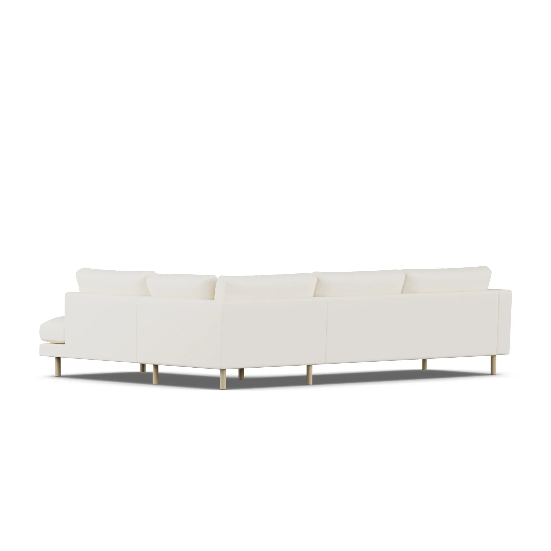 Divano Bredhult, Jump Off White 1954-rovere oliato bianco, 3 sedute A1 1898