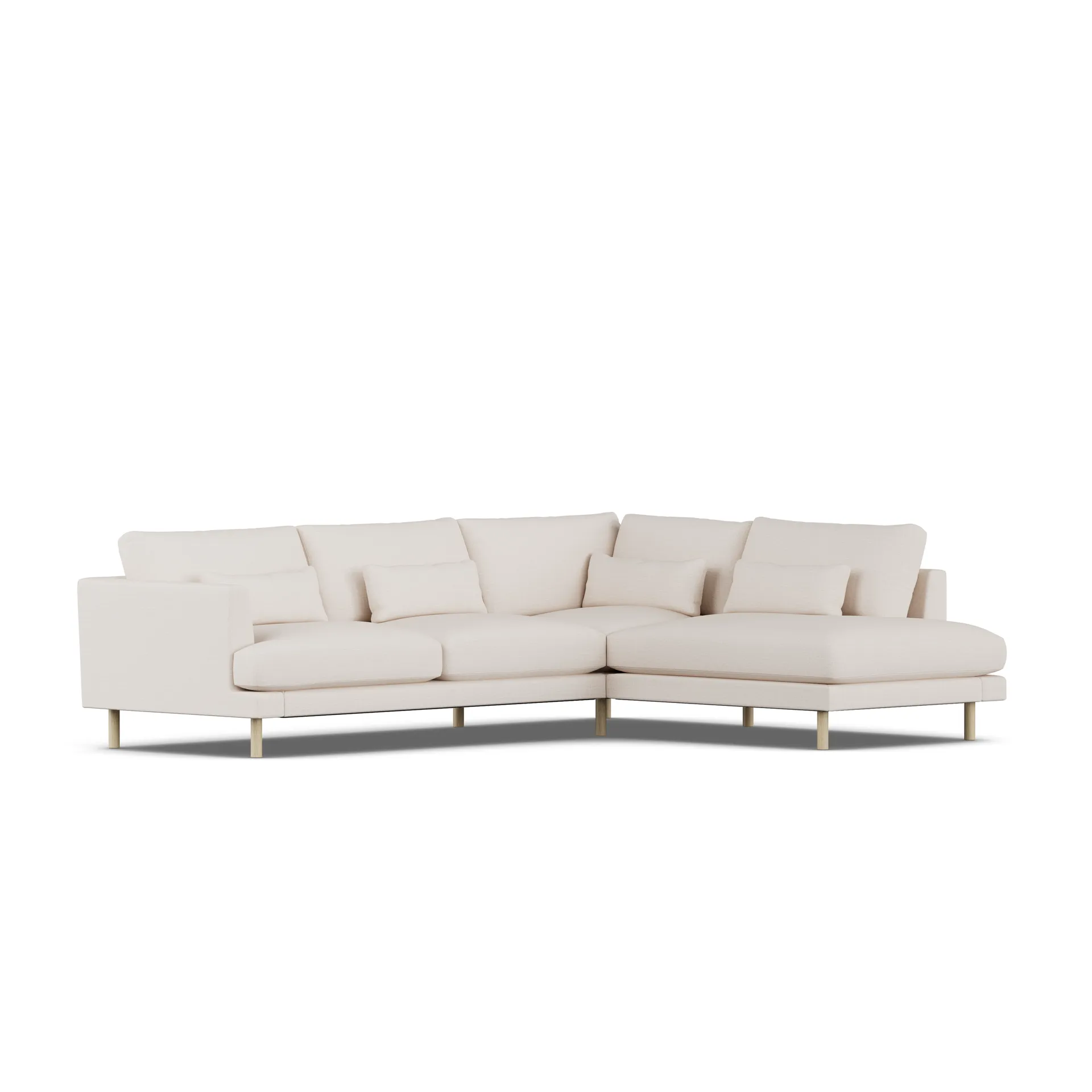 Divano Bredhult, Same Off White 6671-rovere oliato bianco, 3 sedute A1 1898