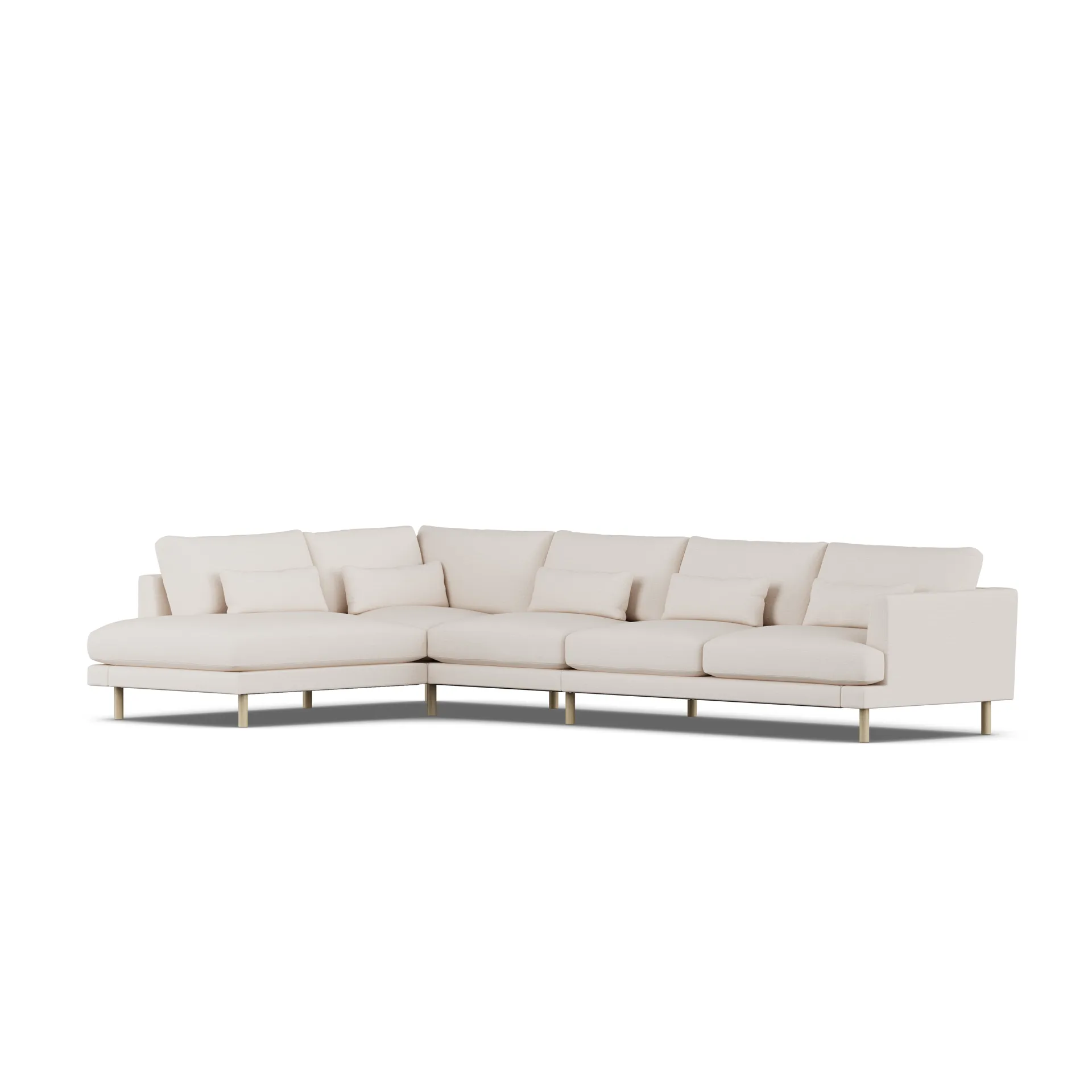 Divano Bredhult, Same Off White 6671-rovere oliato bianco, 4 sedute B2 1898