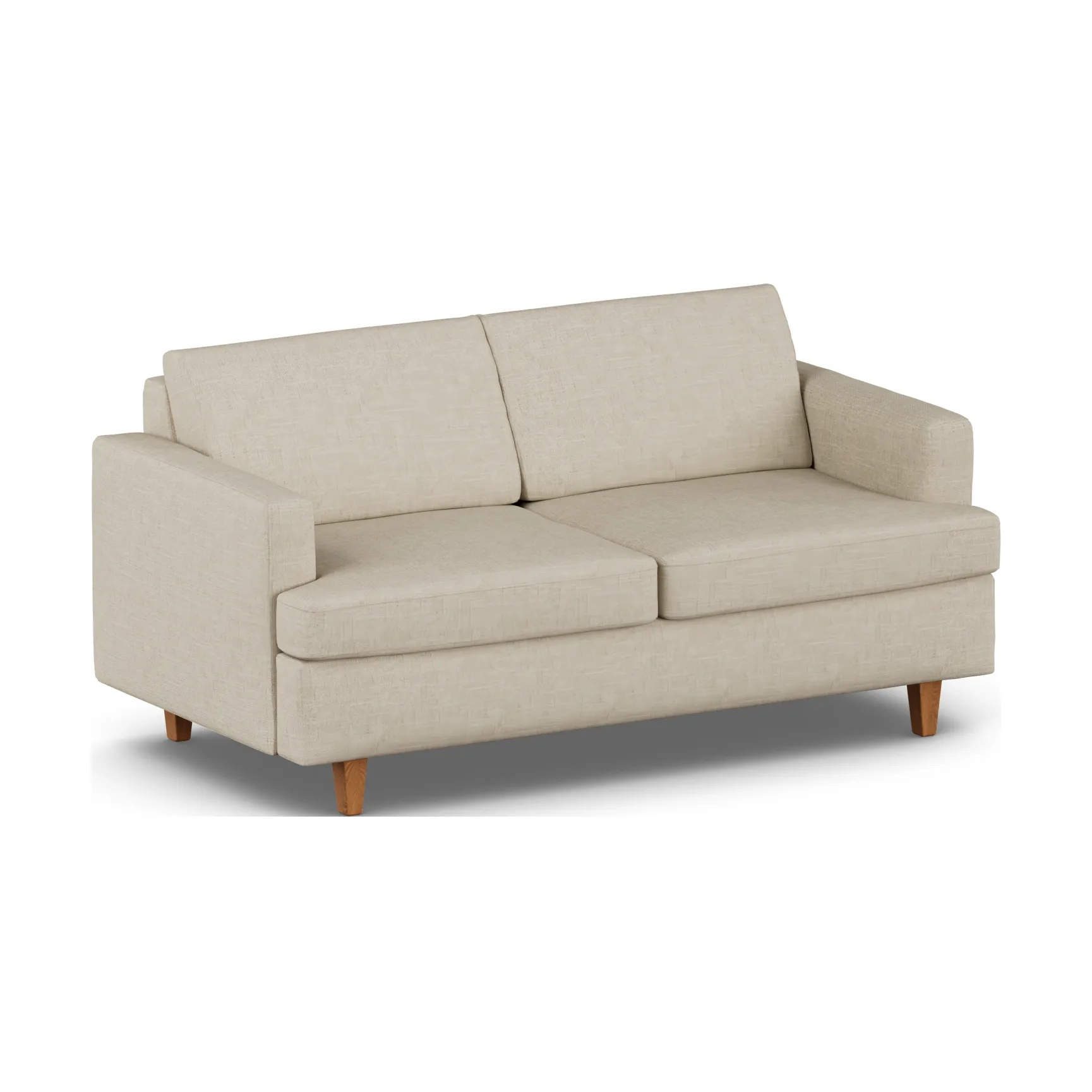 Divano letto Binga a 2,5 posti, Bern Beige 0341-rovere 1898