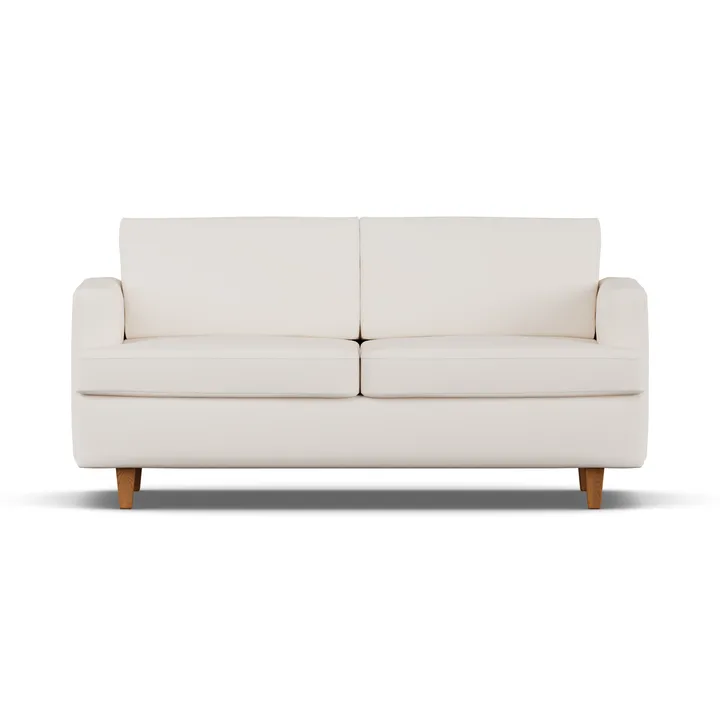 Divano letto Binga a 2,5 posti - Caleido Beige 9600-frassino tinto rovere - 1898