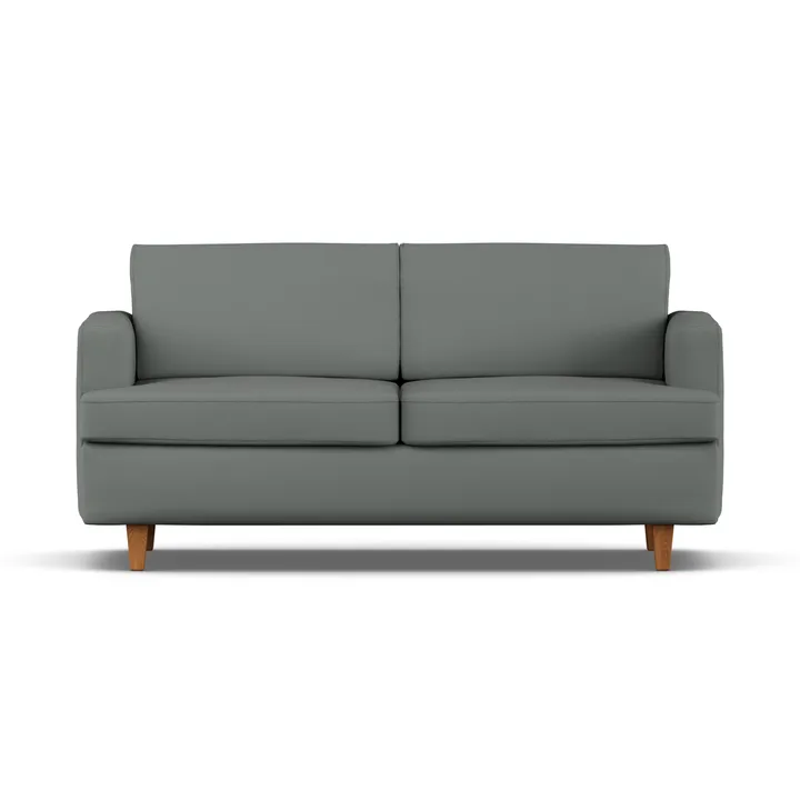 Divano letto Binga a 2,5 posti - Caleido Grey 1240-frassino tinto rovere - 1898