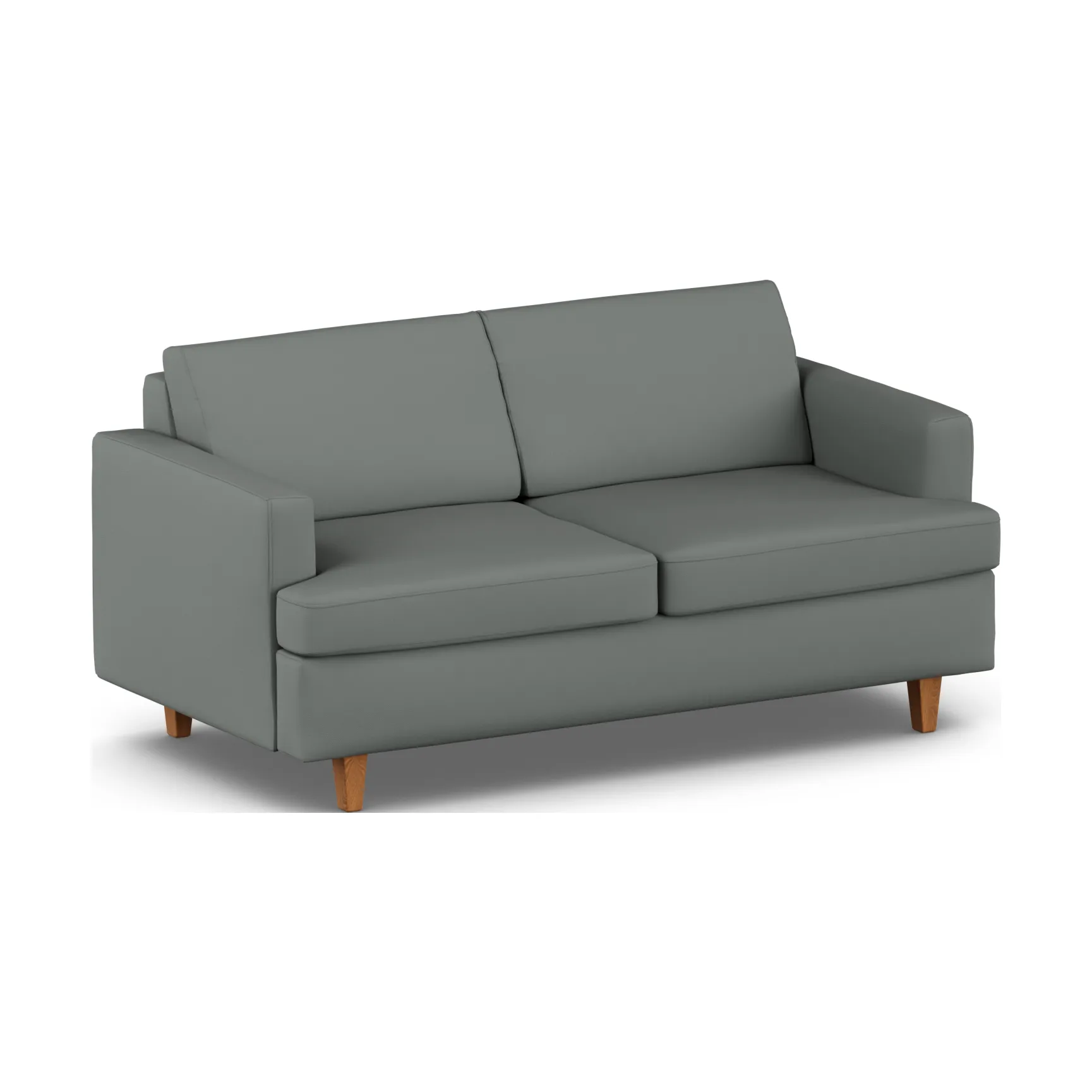 Divano letto Binga a 2,5 posti, Caleido Grey 1240-rovere 1898