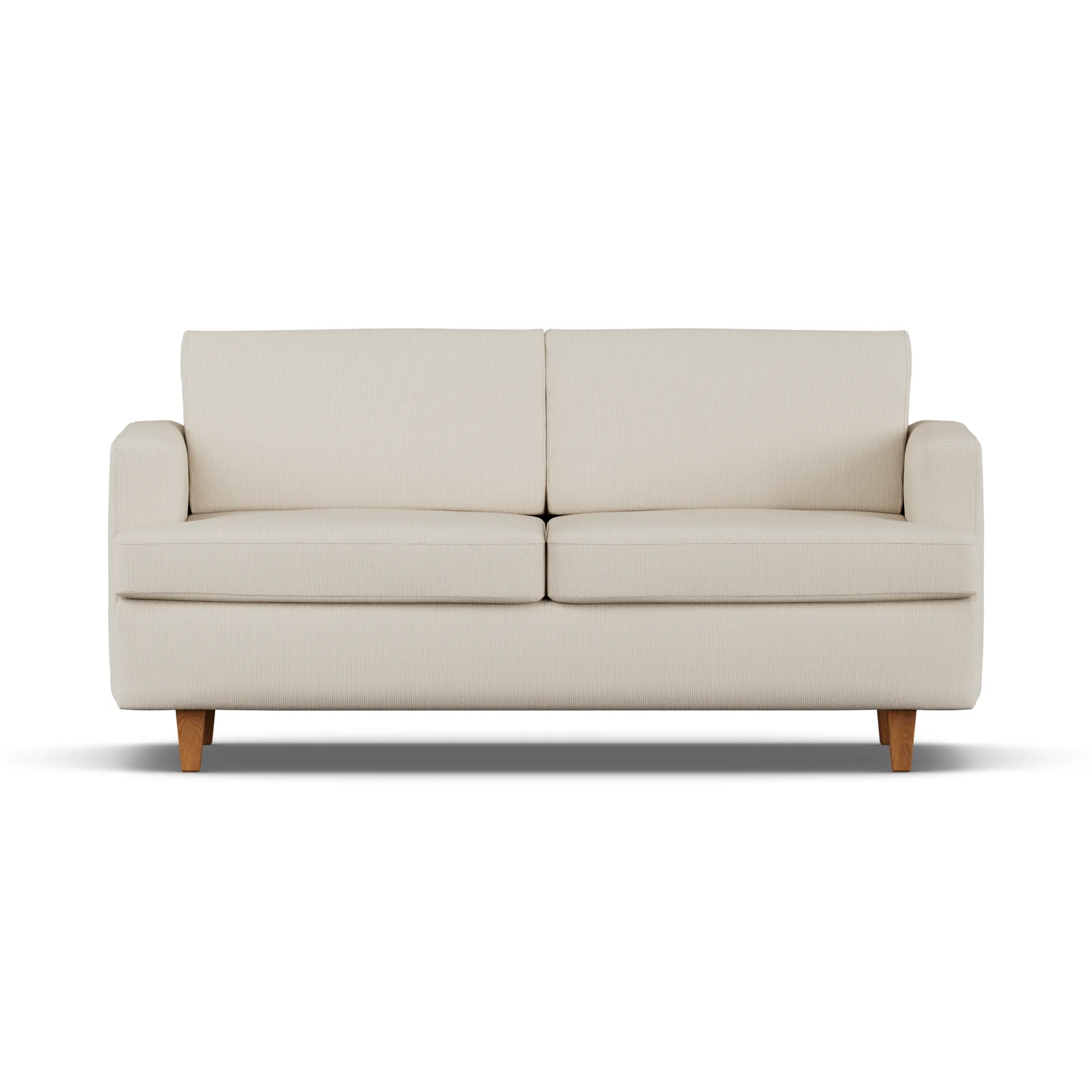 Divano letto Binga a 2,5 posti, Jump Beige 1956-rovere 1898