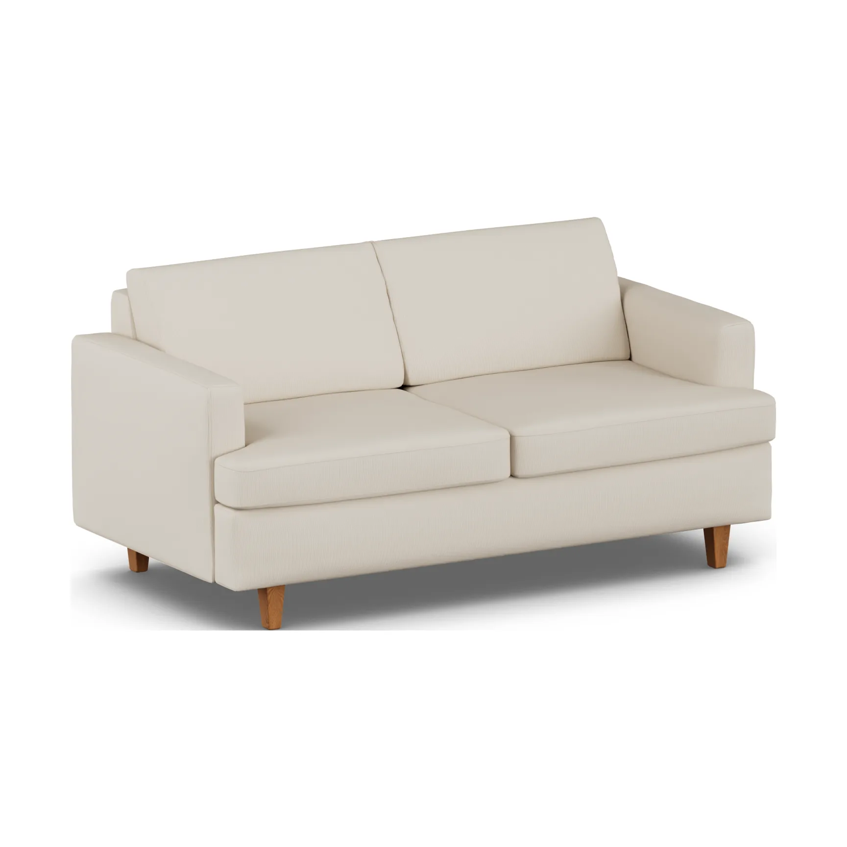 Divano letto Binga a 2,5 posti, Jump Beige 1956-rovere 1898