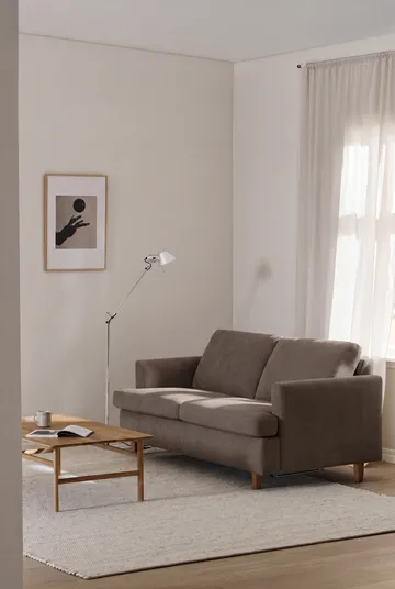 Divano letto Binga a 2,5 posti - Jump Brown 1955-frassino tinto scuro - 1898